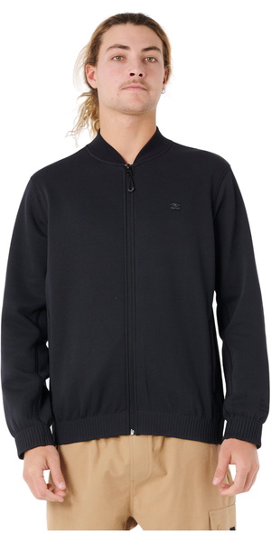 2025 Rip Curl Mens Anti Series Mick Fanning Bomber Jacket 0A1MFL - Black